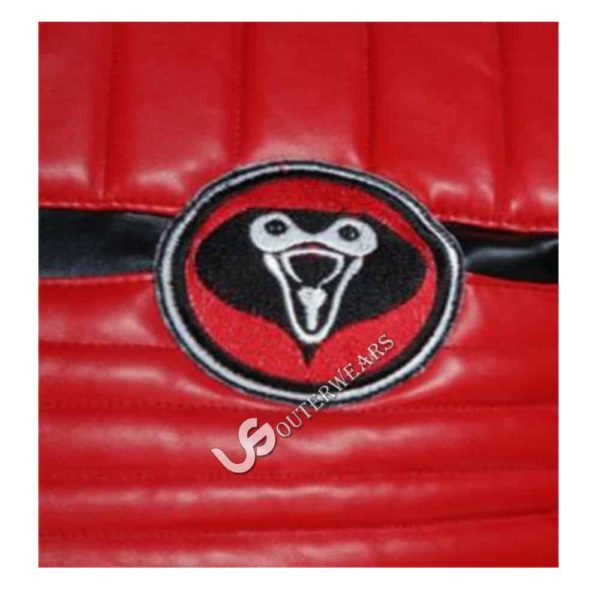 My Chemical Romance Kobra Kid Red Leather Jacket made of Faux and Real Sheep Napa Leather. All Sizes available from XXS-5XL and Custom SIze Jacket