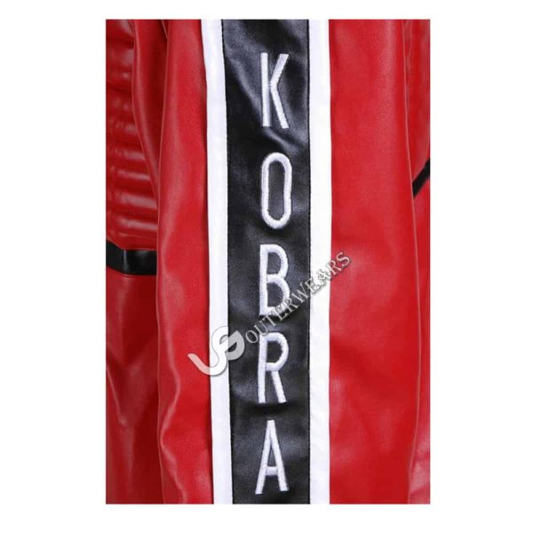 My Chemical Romance Kobra Kid Red Leather Jacket made of Faux and Real Sheep Napa Leather. All Sizes available from XXS-5XL and Custom SIze Jacket