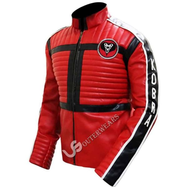 My Chemical Romance Kobra Kid Red Leather Jacket made of Faux and Real Sheep Napa Leather. All Sizes available from XXS-5XL and Custom SIze Jacket