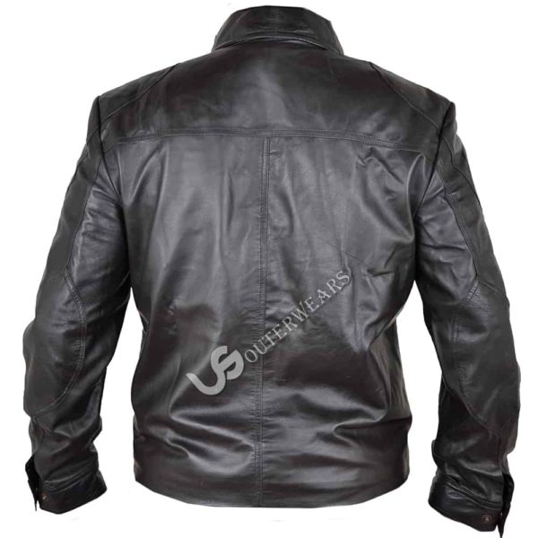 Bryan Mills Liam Nesson Taken 3 Movie Black Leather Jacket