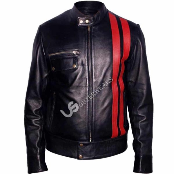 Cafe Racer Biker Jacket