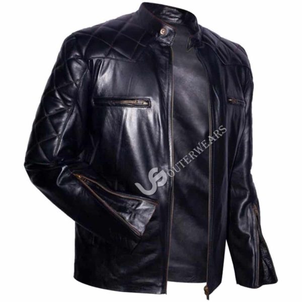 Biker Cafe Racer Jacket