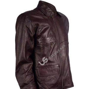 Mens Biker Leather Jacket