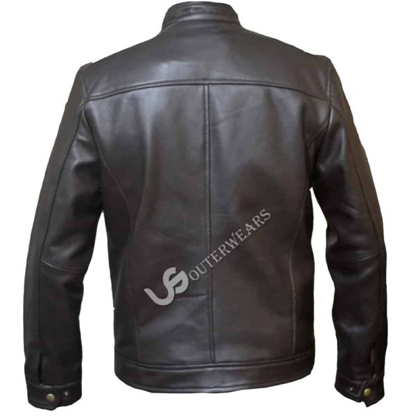 Mens Biker Leather Jacket
