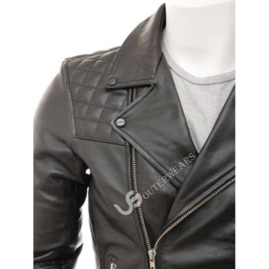 Mens Biker Leather Jacket