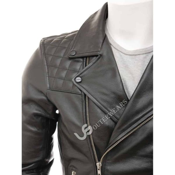 Mens Biker Leather Jacket