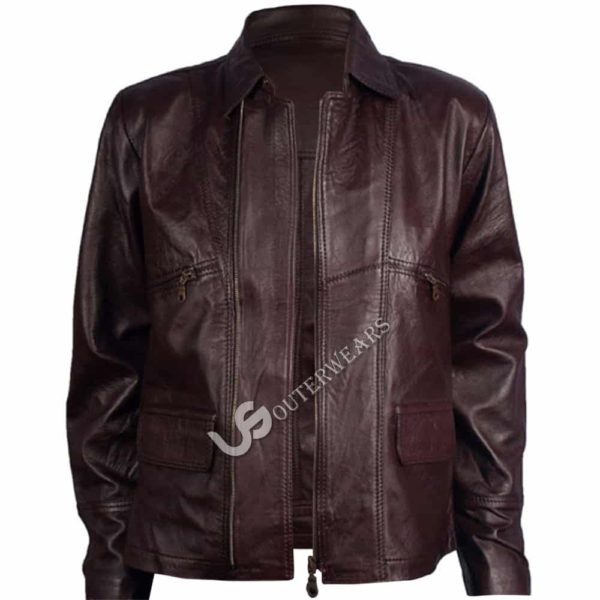 Mens Biker Leather Jacket