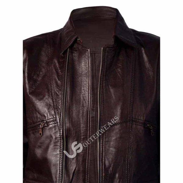 Mens Biker Leather Jacket
