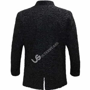 Persian Lamb Jacket Astrakan karakul black jacket coat
